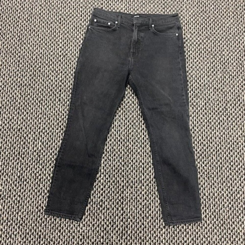 GRLFRND Karolina High Rise Faded Black Jea…